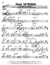 Agua de Beber (Water to Drink) piano sheet music cover